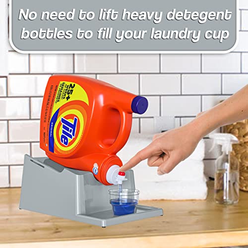 Liquid Laundry Detergent Dispenser Holder with Drip Tray