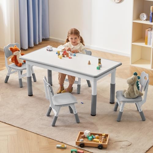 Kids Study Table and Chairs Set