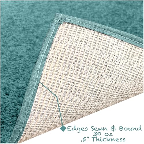 Soft & Colorful 11' Round Kids Classroom Area Rug