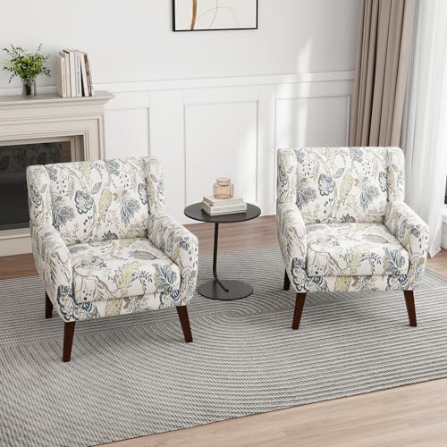 Floral Accent Chairs Set of 4 (4 Count)
