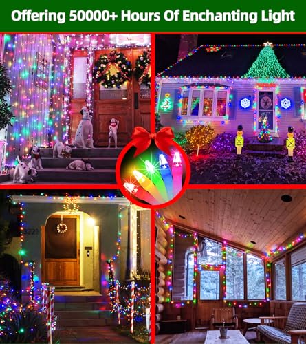 750 LED 240FT Christmas String Lights Outdoor