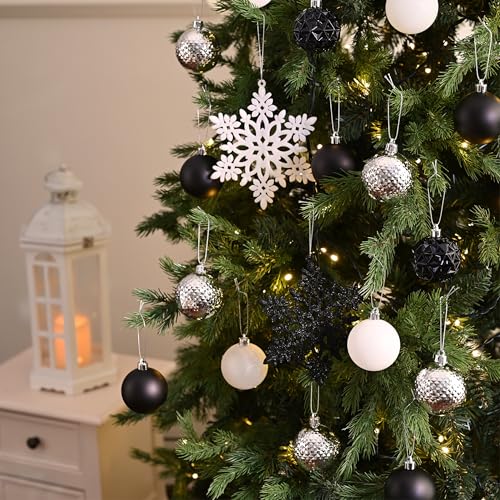 Christmas Tree Decorations Ornament Set for Fall Halloween Decor (50 Count)