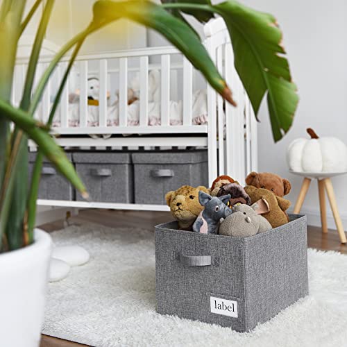 Closet Shelf Baskets with Label (3 Count)