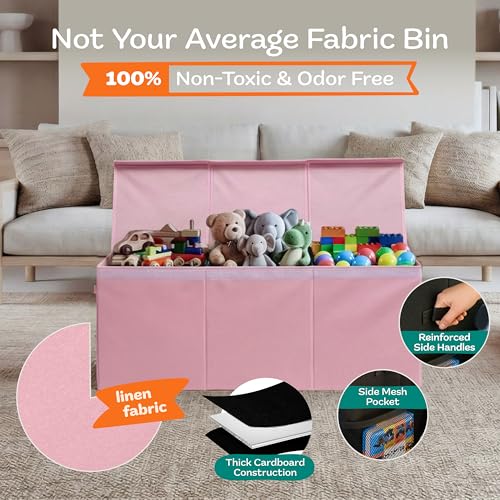 Extra Large Toy Storage Organizer with Lid