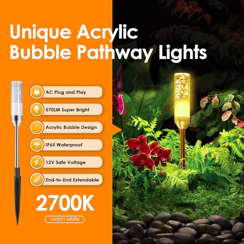 LED Pathway Lights Outdoor (6 Count)