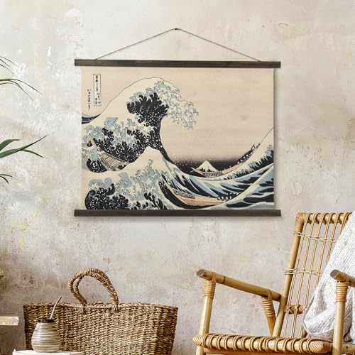 The Great Wave off Kanagawa Tapestry Beach House Wall Art