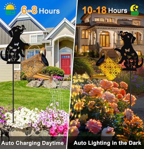 Solar Garden Lights Outdoor Decor (2 Count)