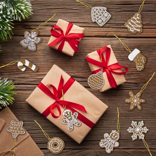 24pcs Christmas Gingerbread Man Ornaments (24 Count)