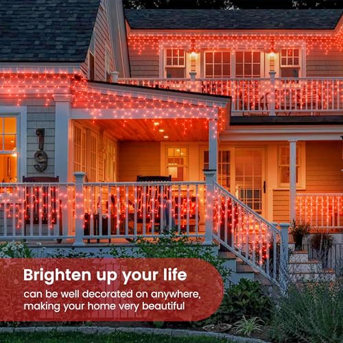 Red Icicle Lights