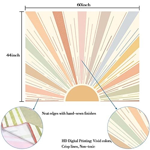 Boho Sun Tapestry Wall Hanging