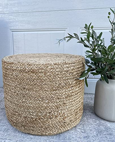 Jute Pouf Ottoman