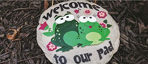 Garden Décor Welcome to Our Pad Stepping Stone