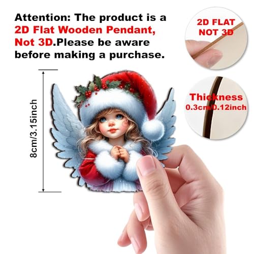 15 Pcs Vintage Angel Christmas Ornaments (15 Count)