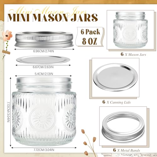 Mason Jars 8 oz (8 fluid ounce(s))