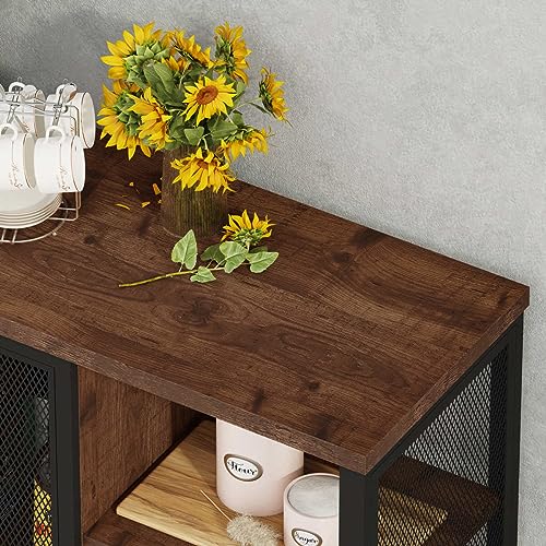 Coffee Bar Cabinet for Home Liquor