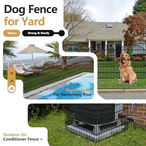 10 Panels Garden Fence Animal Barrier (66 Sq Ft)
