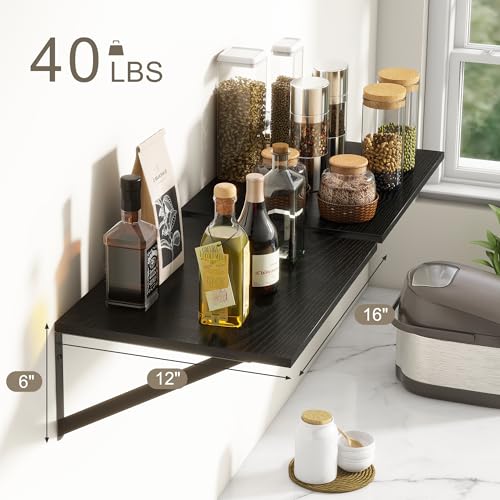 Deep Floating Shelves for Wall