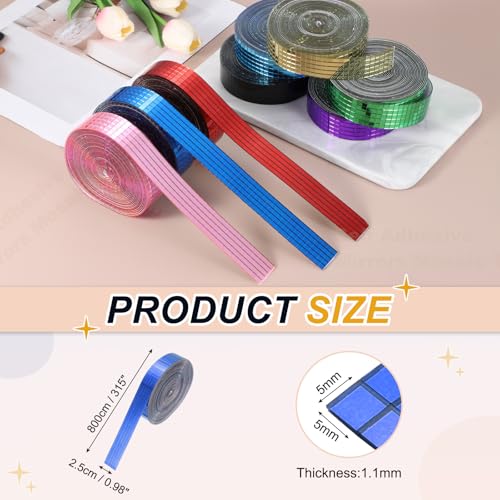 5x5mm Self Adhesive Mirrors Mosaic Tiles (8000 unidad)