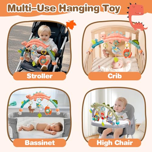 Bassinet Stroller Crib Mobile Toy for Baby 0