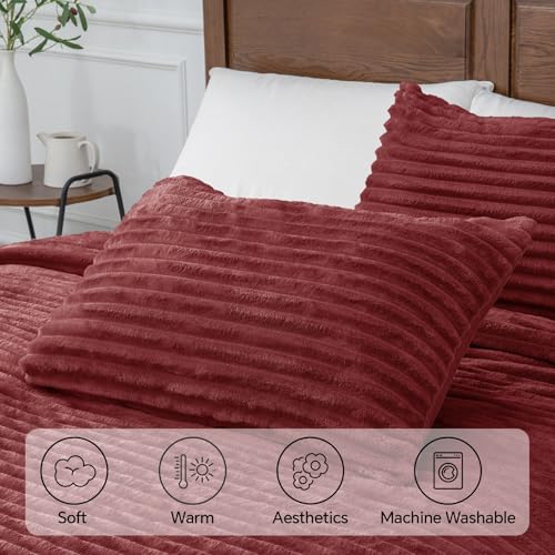 Fleece Full Comforter Set