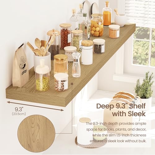 Floating Shelves 9 inch Deep 40”Long Set of 2 (2 Count)
