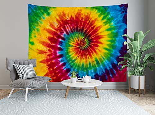 Tie Dye Tapestry Fabric 106L x 70W Inches
