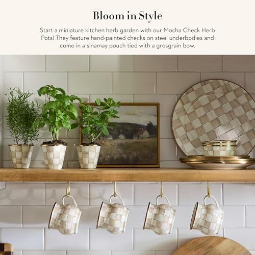 Enamel Herb Pot Set (3 Count)