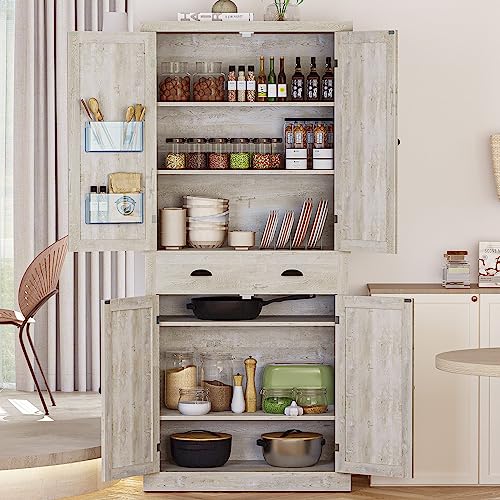 Storage Cabinet with Drawers and Doors for Living Room and Entryway