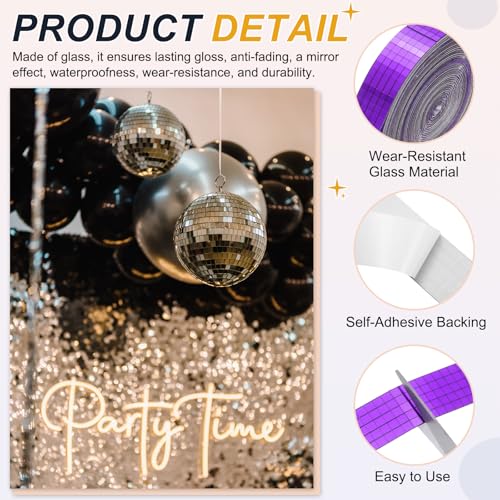 5x5mm Self Adhesive Mirrors Mosaic Tiles (8000 unidad)
