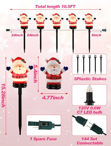 10.5FT Christmas Pathway Lights