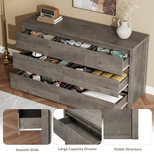 7 Drawer Dresser for Bedroom