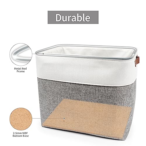 Large Fabric Storage Baskets (3 Count)