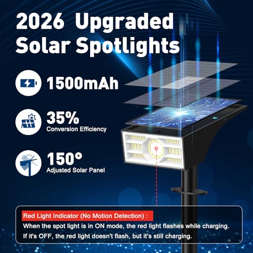 Solar Spot Lights Outdoor (10 Count)