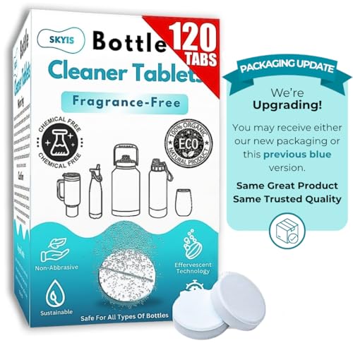Water Bottle Cleaning Tablets 120 Pack
