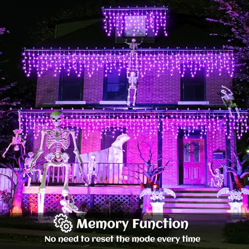 66ft Purple Christmas Lights Outdoor Indoor