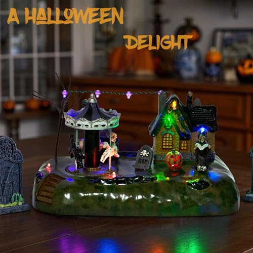Animated Seesaw Halloween Village House