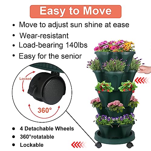Stackable Polypropylene Planters