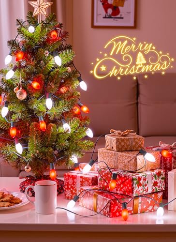 50Ft Christmas Lights Outdoor (50 Count)