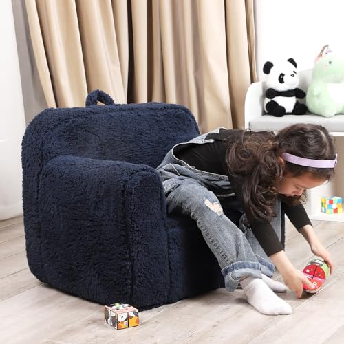 Kids Snuggly Soft Sherpa Chair