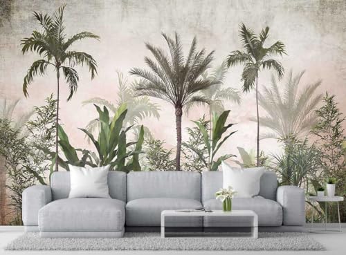 Tropical Greenery and Leaves Mural (67.9 Sq Ft)