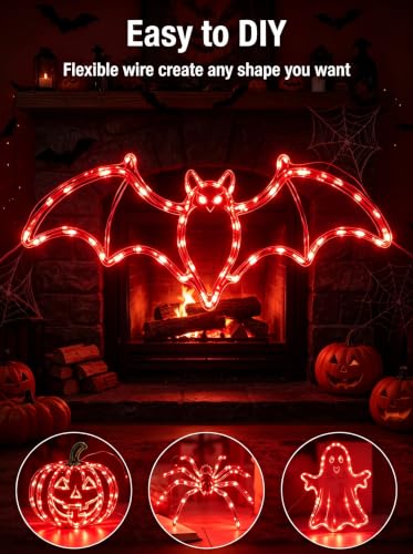 1 Pack Halloween Fairy Lights Battery Operated Timer