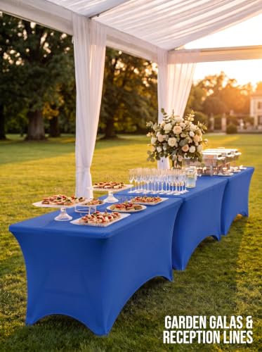 Bulk 10 Pack 6Ft Tablecloths for Hotels (10 Count)