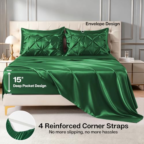 Satin King Size Comforter Set (7 Count)