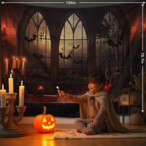 Halloween Tapestry Wall Hanging 90.6"x70.9"