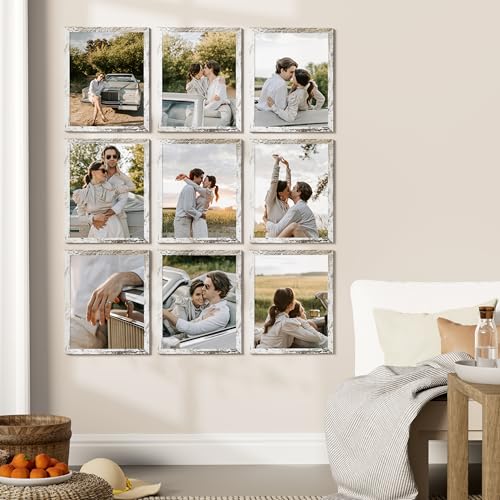 11x14 Picture Frames Set of 9 for Wall Mounting (9 Count)
