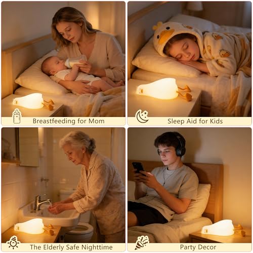 Lying Flat Duck Night Light