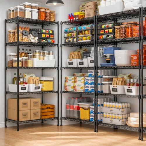 5 Tier 1010LBS Adjustable Narrow Storage Shelves