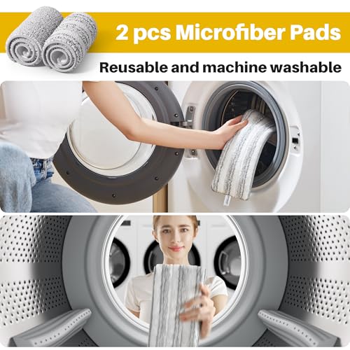 17.7 Inch Microfiber Mop Replacement Pads (2 Count)