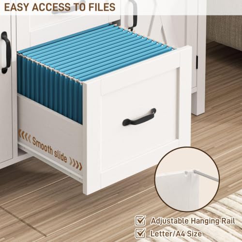 File Cabinet with 3 Drawers Fits Files Letter