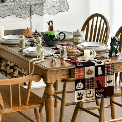 210 GSM Halloween Table Runner Home Party Decor 13x108 Inch (9 Sq Ft)